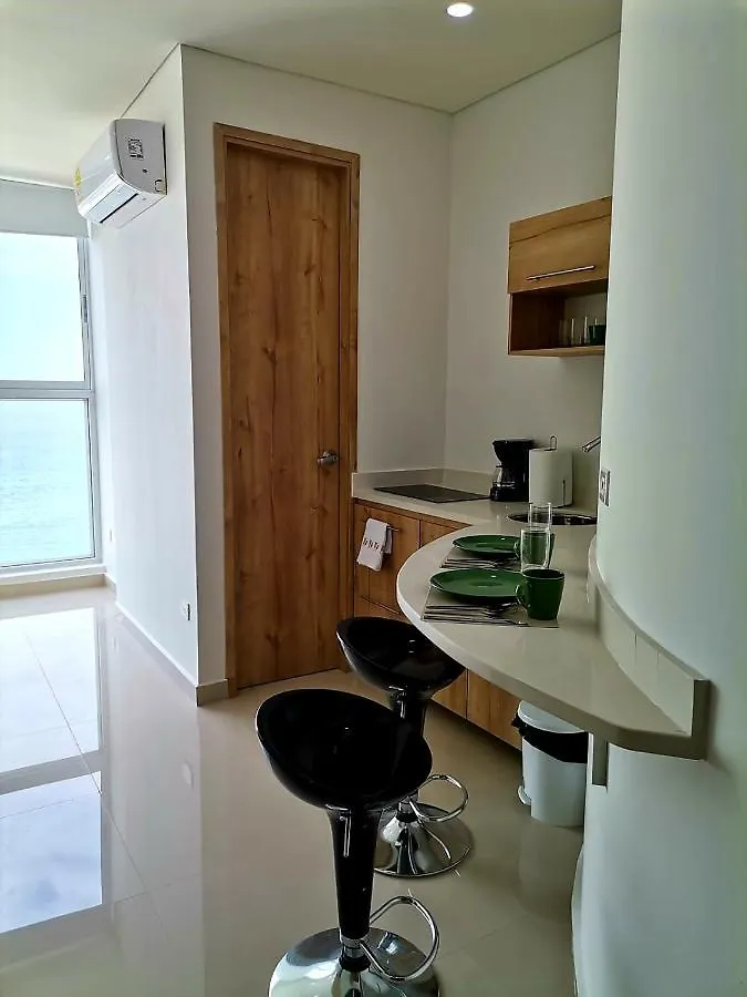 Daire Apartamento 15 Vista Al Mar, Playa Rodadero, Santa Marta