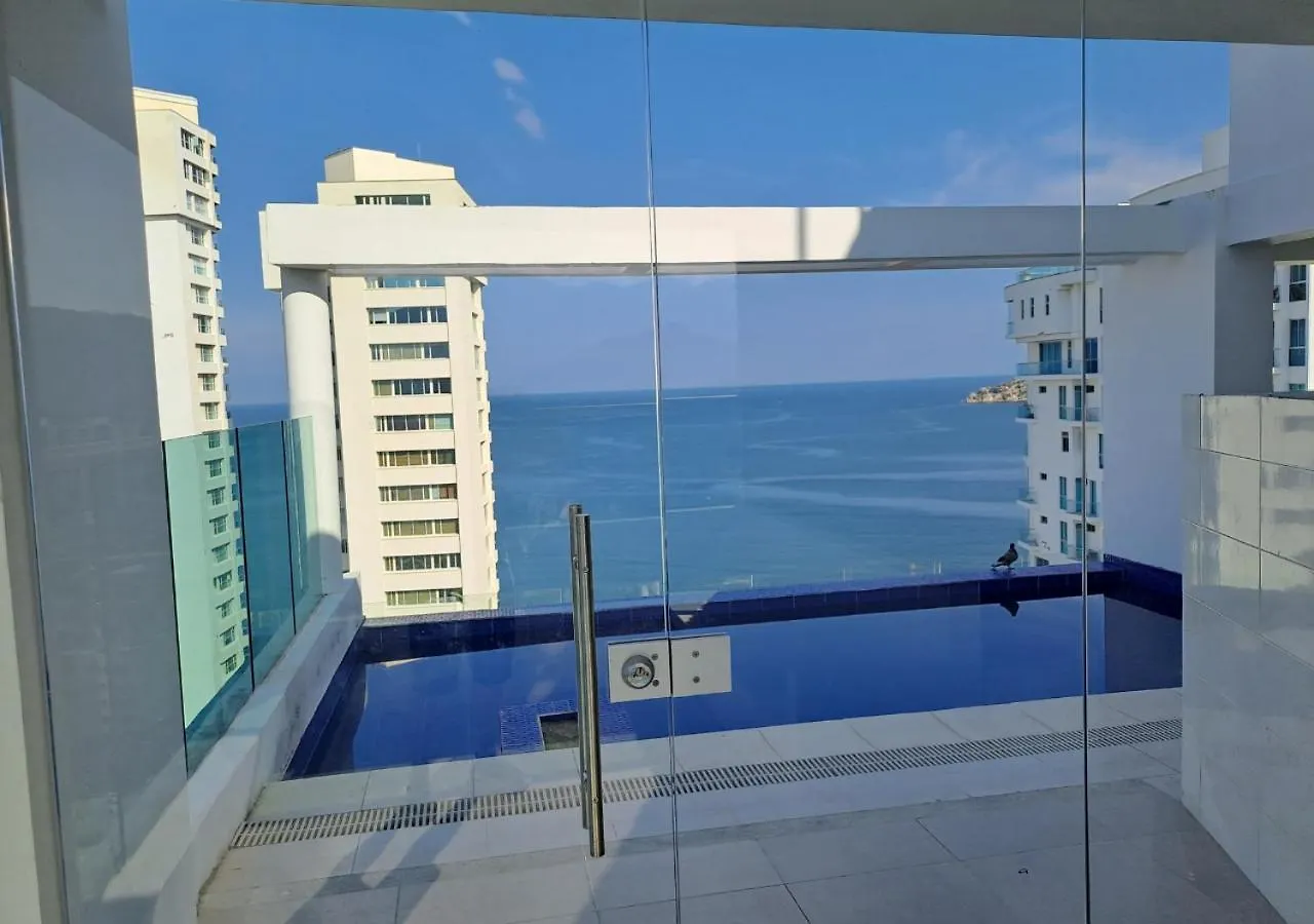 Apartamento 15 Vista Al Mar, Playa Rodadero, Santa Marta Kolumbien