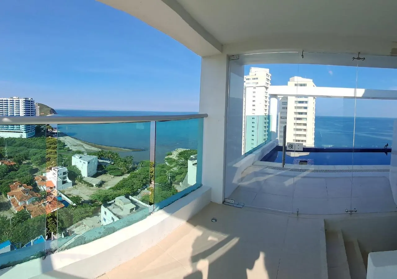 Apartamento 15 Vista Al Mar, Playa Rodadero, Santa Marta 0*, Santa Marta (Magdalena) Kolumbien